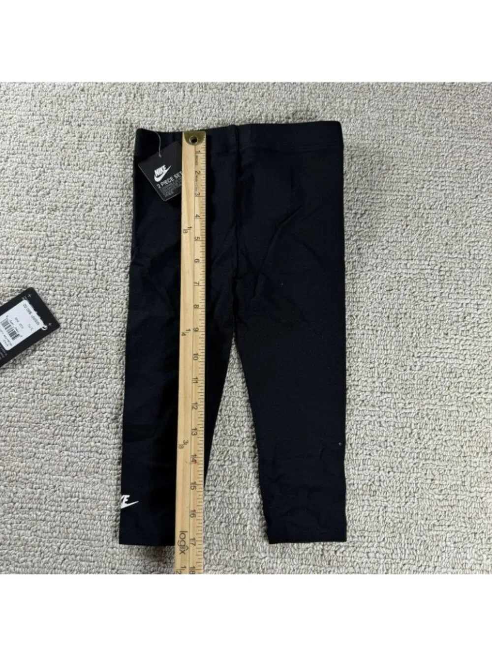 Nike 2 Piece Set Crib Style Shirt And Leggings Purple Black Size 24 Months